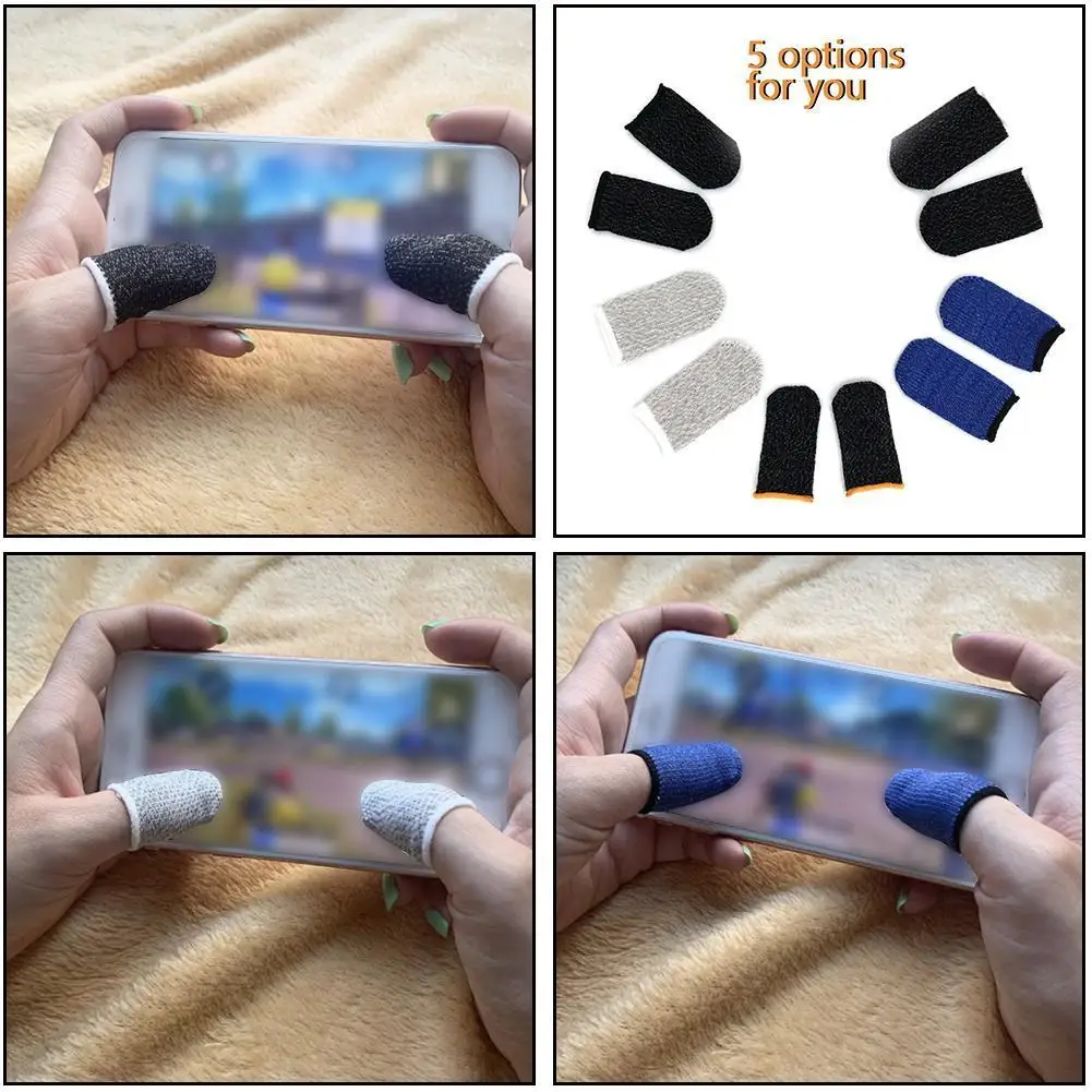 Набор ультратонких игровых пальчиковых комплектов Нескользящие против пота для