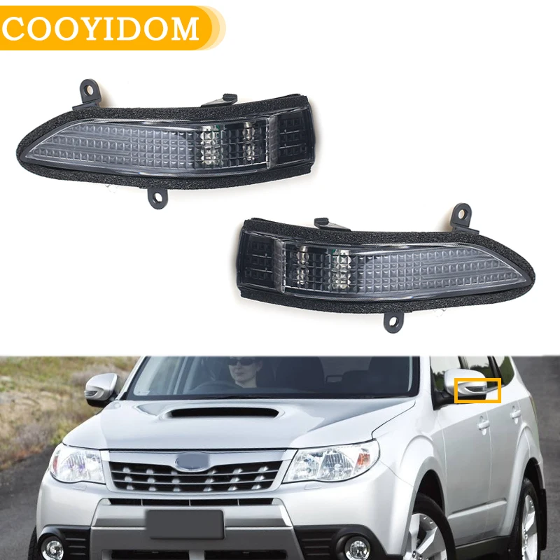 Car Rear View Side Mirror Turn Signal Light For Subaru Forester Outback Legacy Tribeca LED Rearview Mirror Repeater Lamp