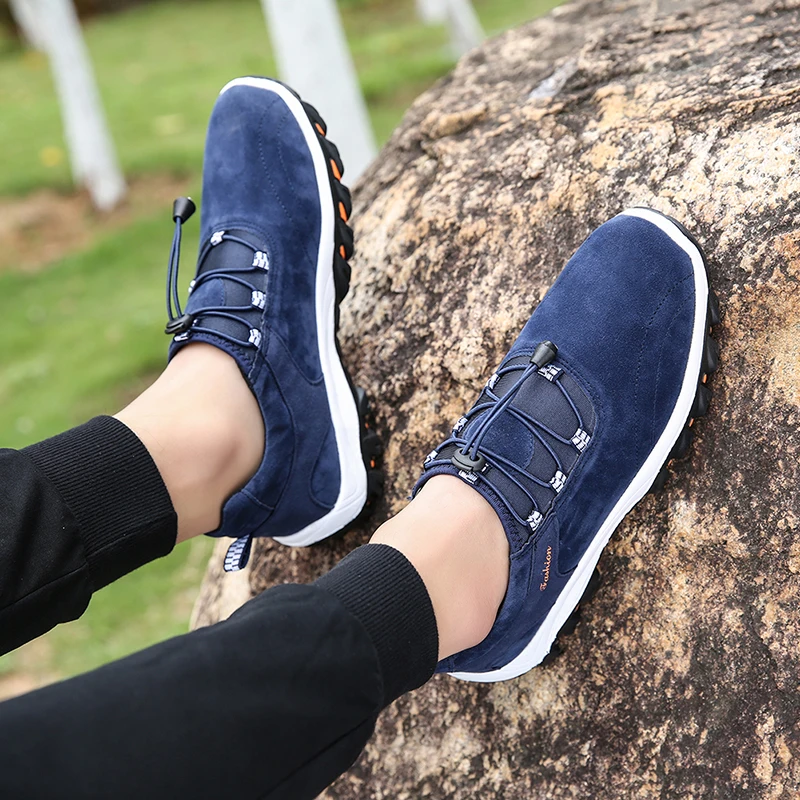 Мужские лоферы из искусственной замши Повседневная обувь для мужчин Прогулочная