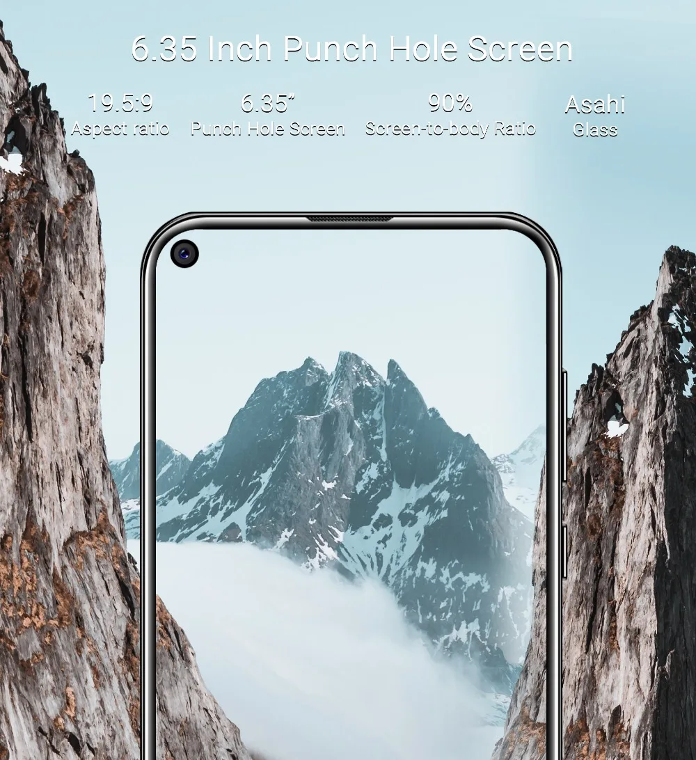 Смартфон OUKITEL C17 6,35 ''с тройной камерой MT6763, четыре ядра, Android 9,0, 3 ГБ, 16 ГБ, распознавание лица, отпечаток пальца, 4G, мобильный телефон, 3900 мА/ч
