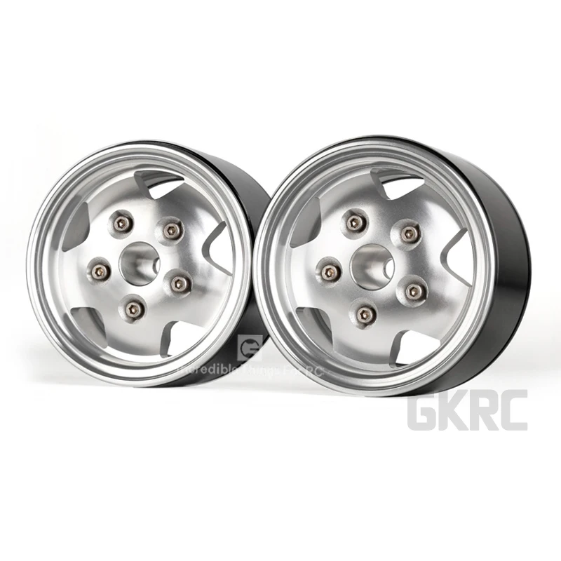 2 дюймовый металлический обод ступицы колеса Beadlock для 1/10 Rc Гусеничный автомобиль