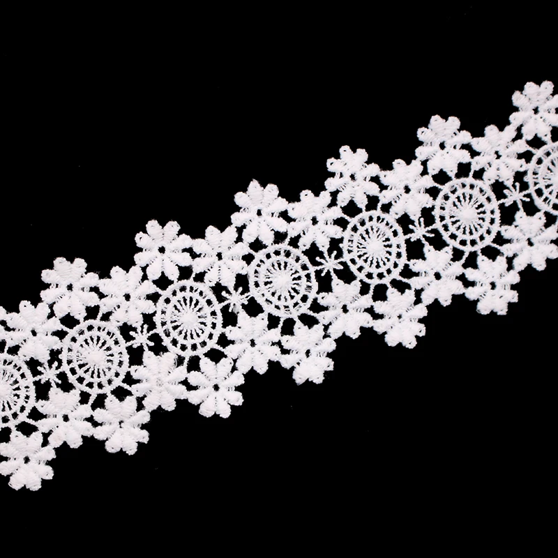 Новинка 2018 белая/черная африканская кружевная ткань отделка ручной работы лента