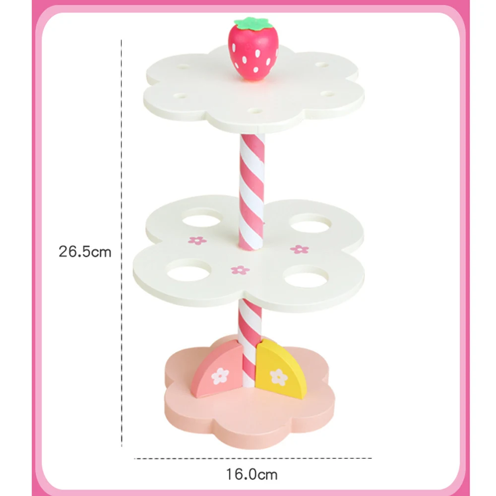 

Mini Pretend Play Wooden Ice Cream Stand Simulation Children'S Toy For Home Use Education Montessori Kitchen Toys Christmas Gift