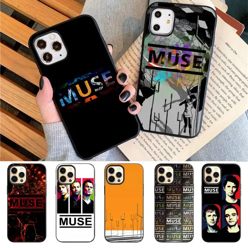 

Muse Band Phone Case For Iphone 7 8 Plus XR SE 2020 13 12 Mini 11 Pro X XS MAX Silicone Soft TPU Black Cover