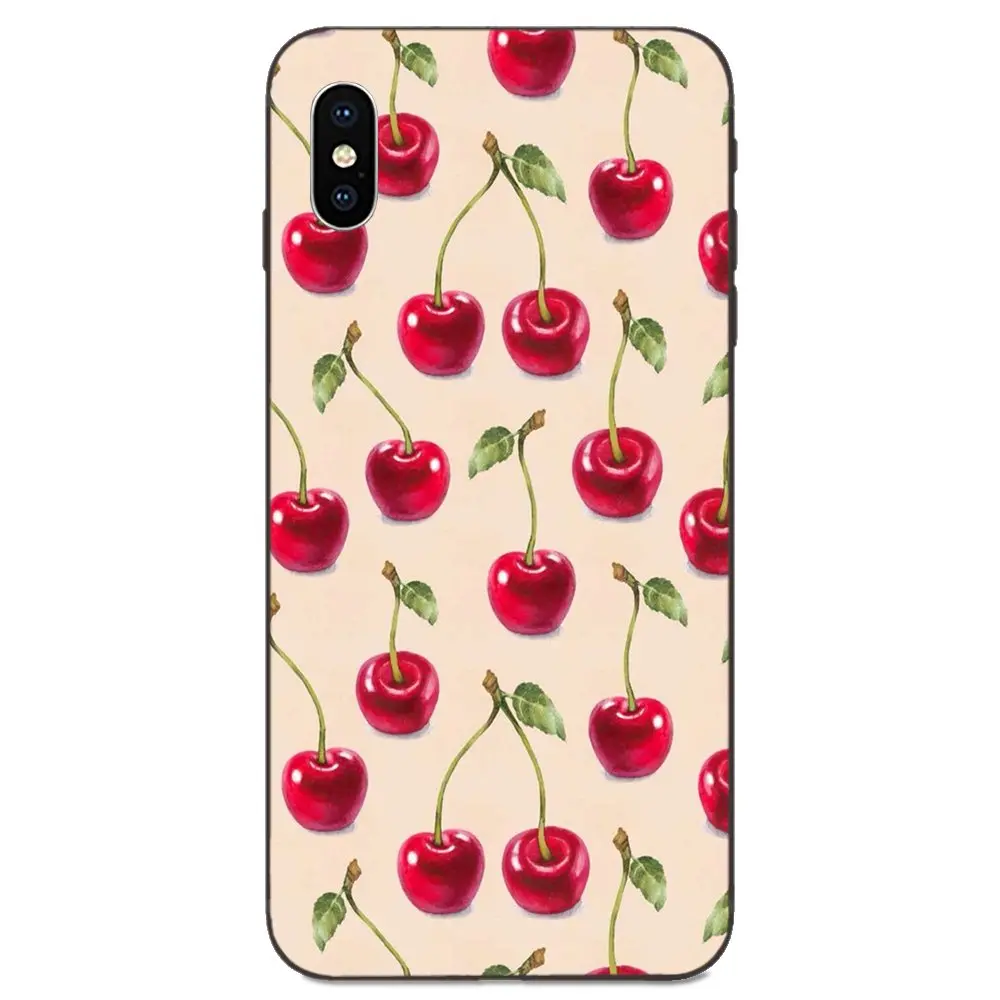 Зеленый Вишневый фрукт для продуктов питания вишневый цвет Huawei nova 2 2S 3i 4 4e 5i Y3 Y5 II Y6