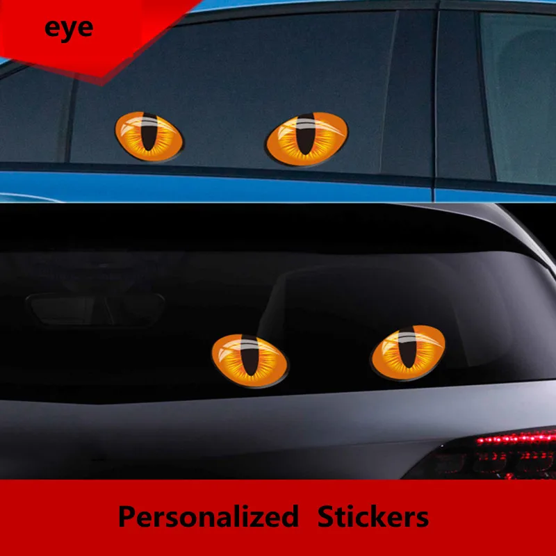 

Милые комплекты одежды из 2 предметов; Моделирования наклейки Глаза Кошки автомобиль 3D виниловые наклейки в виде Фотообоев c переводными ка...