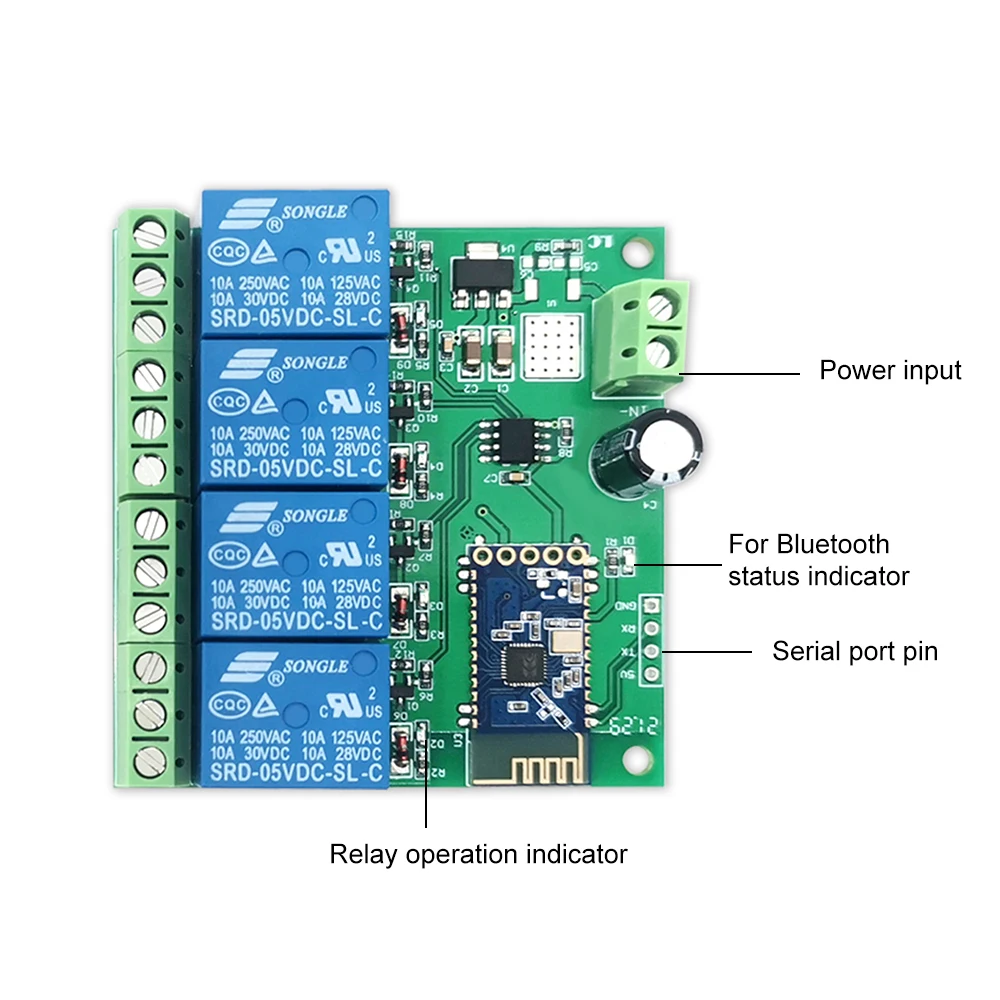 5 в 12 В ESP8266 релейный модуль для Bluetooth Интернет вещей умный дом мобильное