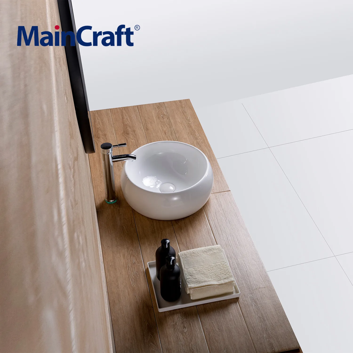 Круглая Керамическая Чаша для умывальника раковина ванной комнаты дизайнерские