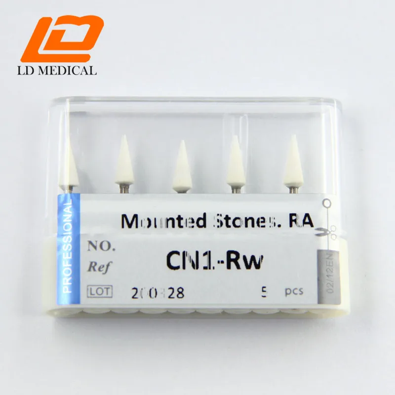 

5pcs/lot Dental Polishing Burs Stones RA Shank CN1-RW Arkansas Stone low speed Teeth Care & polishing