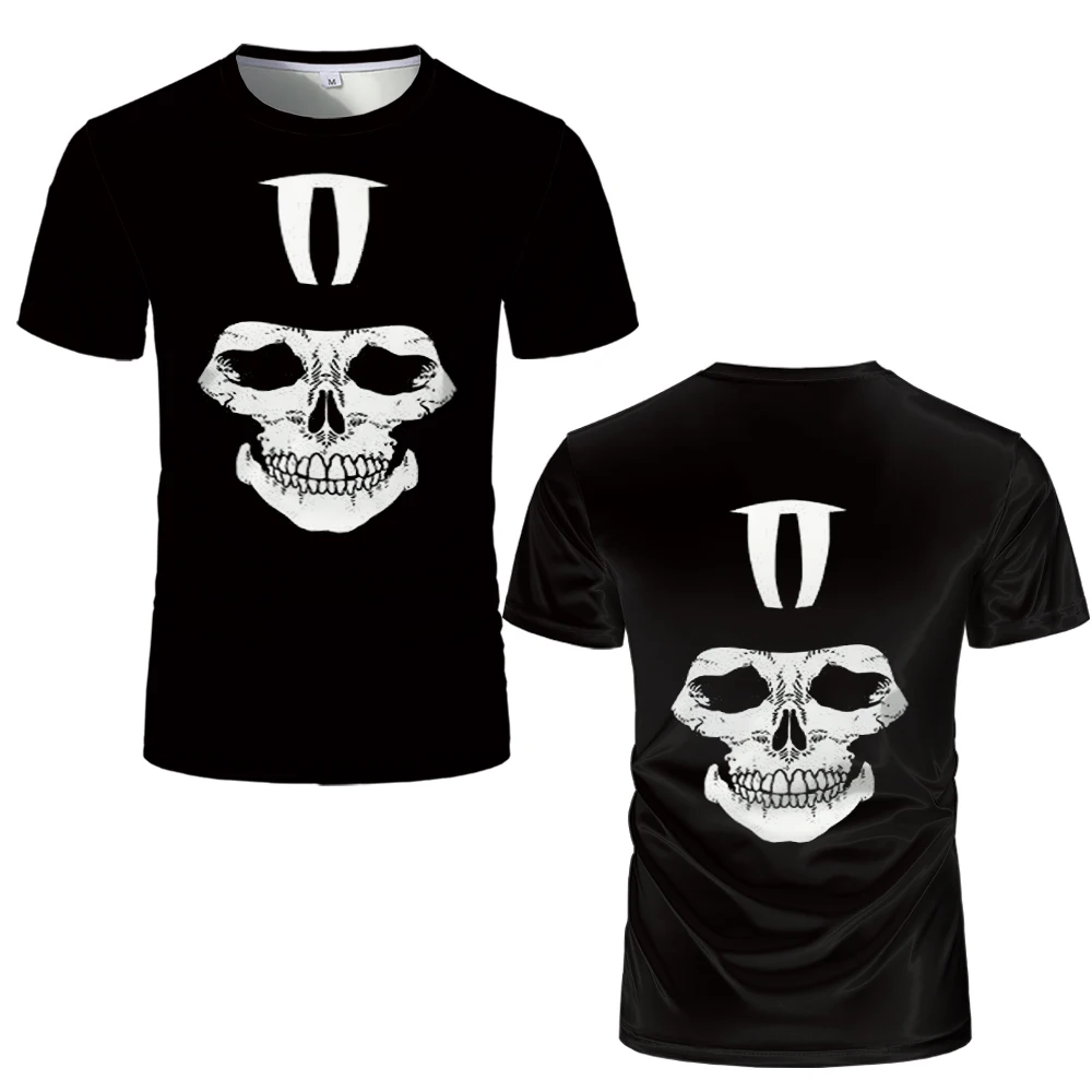 

Skull Boy Sweatshirt Men's Skull T-shirt 3D Printing Customized Pattern Fashion T-shirt Special Super Cool Short Sleeve Top