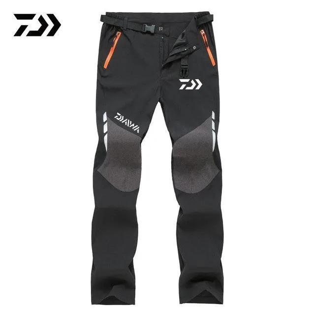 

Новое поступление, летние и осенние мужские штаны Daiwa для рыбалки, дышащие быстросохнущие штаны для походов и рыбалки, мужские свободные шта...