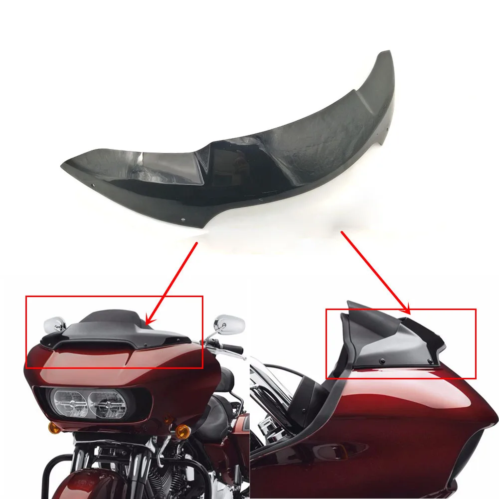 4 дюймовые мотоциклетные ветрового стекла спереди воздуха лобовое стекло для Harley