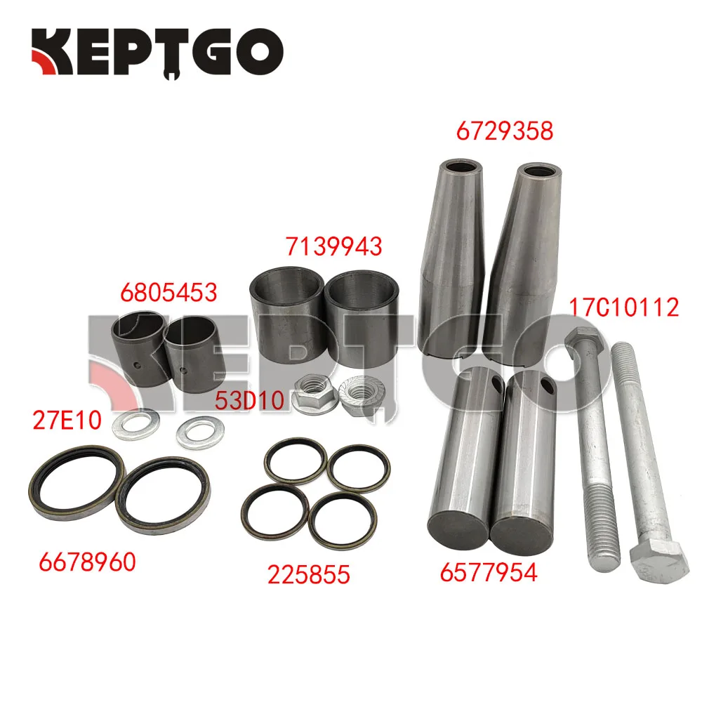 

New 6729358 For Bobcat Bobtach Pin and Bushing Kit S220 Skid Steer Loader Bucket
