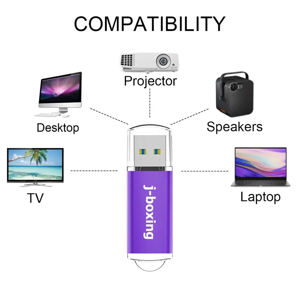 USB флеш накопитель фиолетовый 128 ГБ 64 32 ГБ|USB флэш-накопители| |
