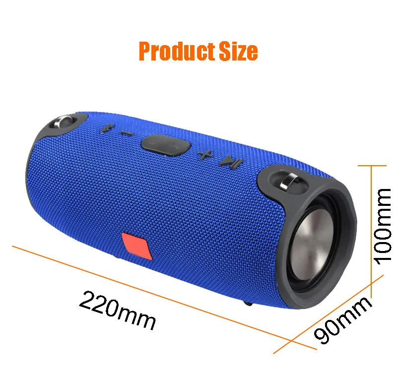 

40W Bluetooth Speaker Portable Wireless Speaker Sound System 3D Stereo Music Surround soundbar TF AUX USB caixa de som 4.8