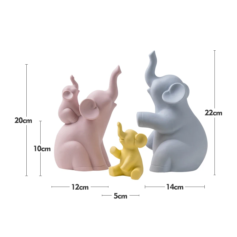 Нордические современные животные керамические украшения милые Креативные