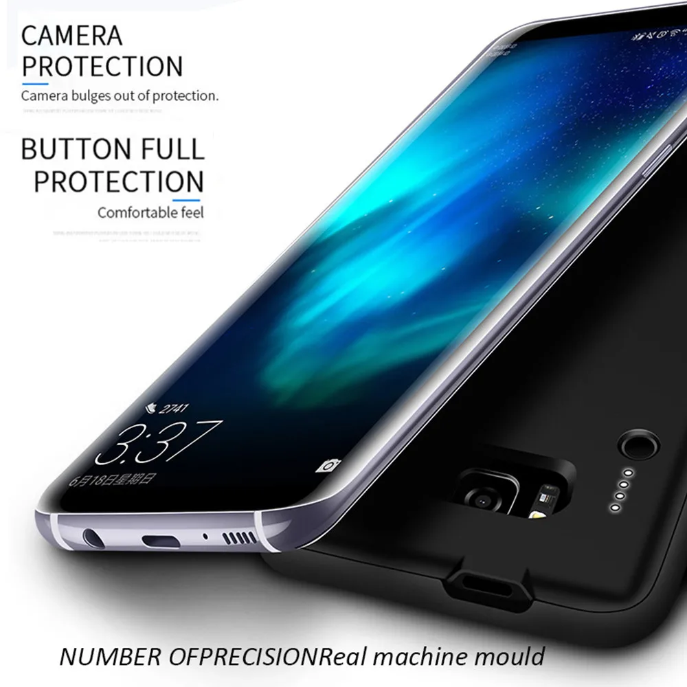 Чехол NTSPACE 5000 мАч для Samsung Galaxy S8 Plus Ультратонкий чехол с резервным внешним