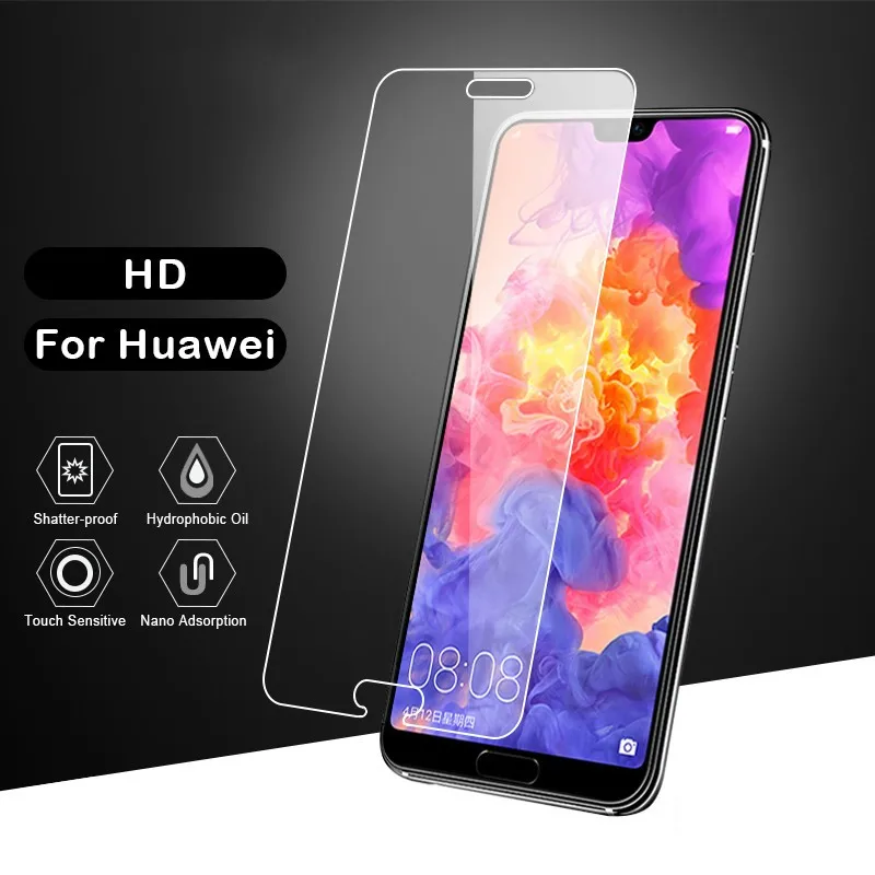 Закаленное стекло 4 шт./лот для Huawei Y9 2018 2019 Y6 Y5 Y7 Prime Y5II Y6II II Взрывозащищенная защита