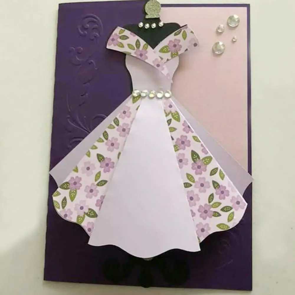 

Металлические стальные штампы для одежды, вырезанные штампы для девушек, вырезанные формы для скрапбукинга, карты для разметки детской одежды