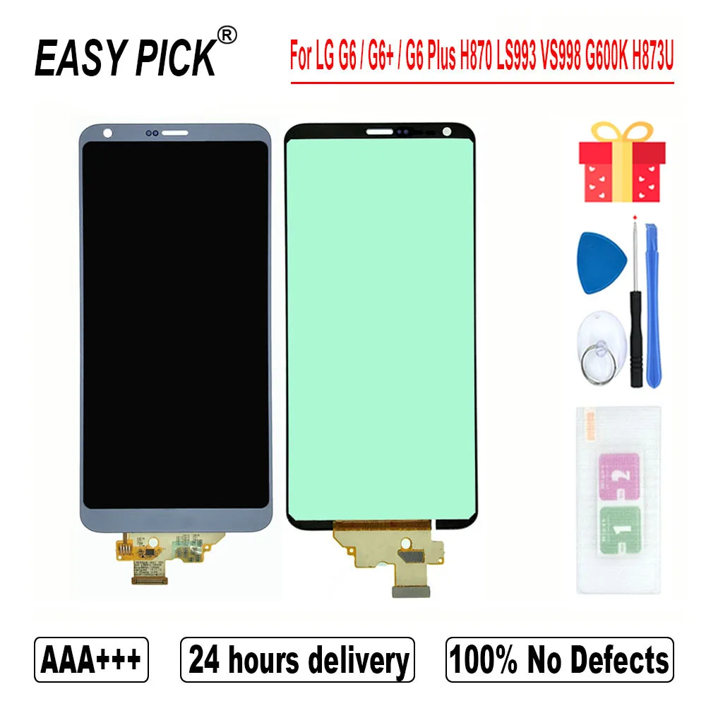ЖК дисплей для LG G6 H870 H870DS H872 LS993 VS998 US997 G600L G600S/K H873U кодирующий преобразователь