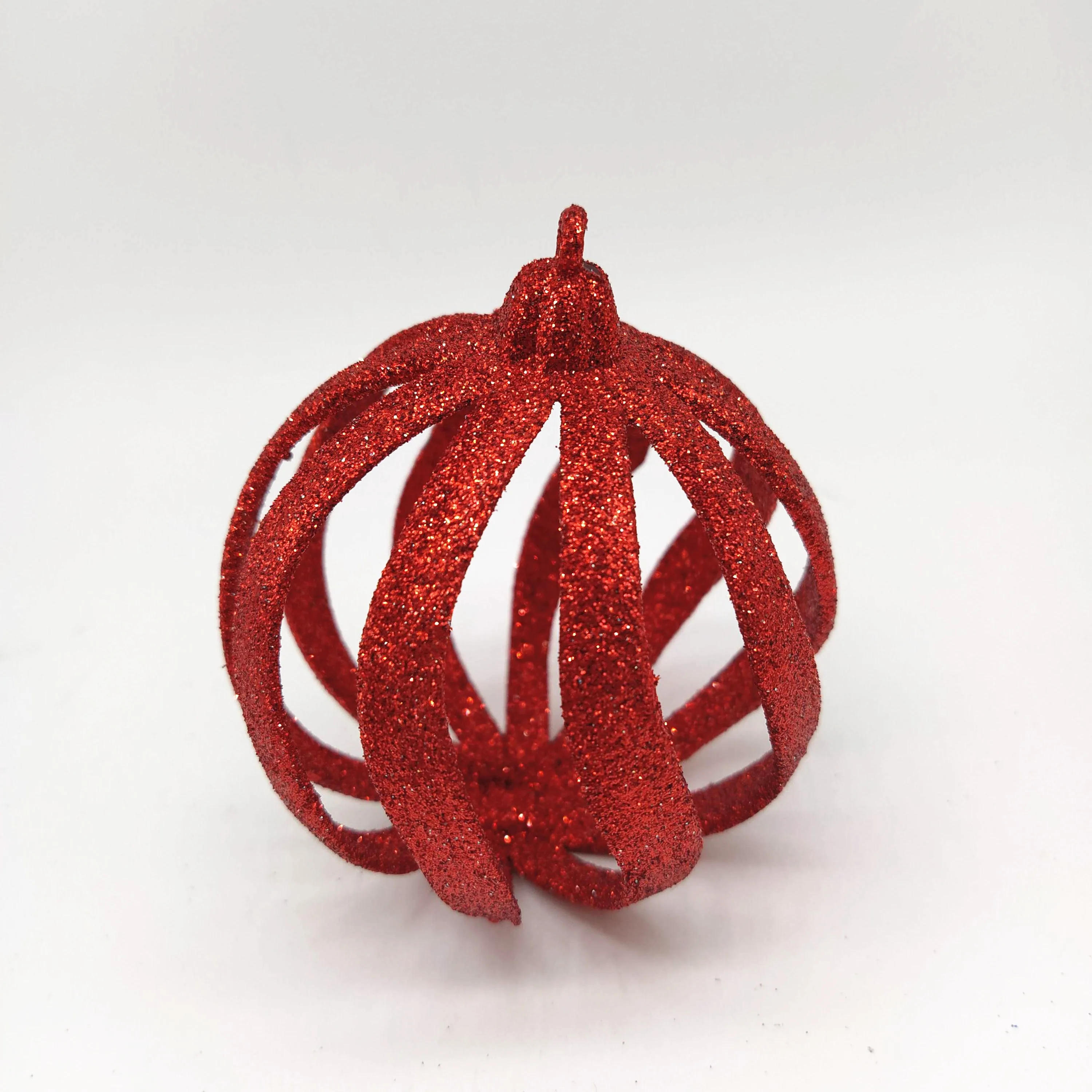 2 шт 7 5 см красный/белый порошок Рождественский шар кулон очаровательный Елочное