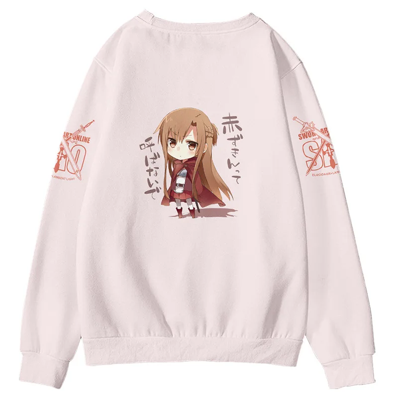Женский свитшот с круглым вырезом в стиле Харадзюку |