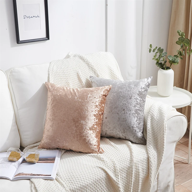 Мягкая бархатная Наволочка на подушку украшение дома сиденье дивана-кровати