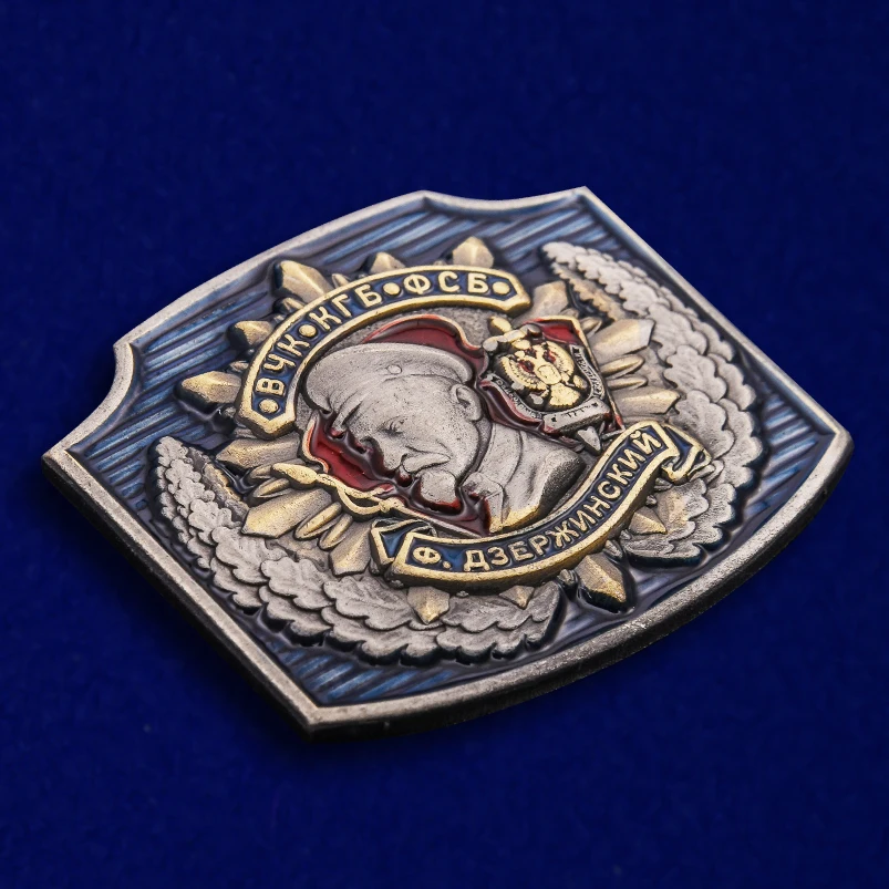 Тематический блокнот "ВЧК-КГБ-ФСБ" для декора шильды коллекционные значки сувенирная военная коллекция на.