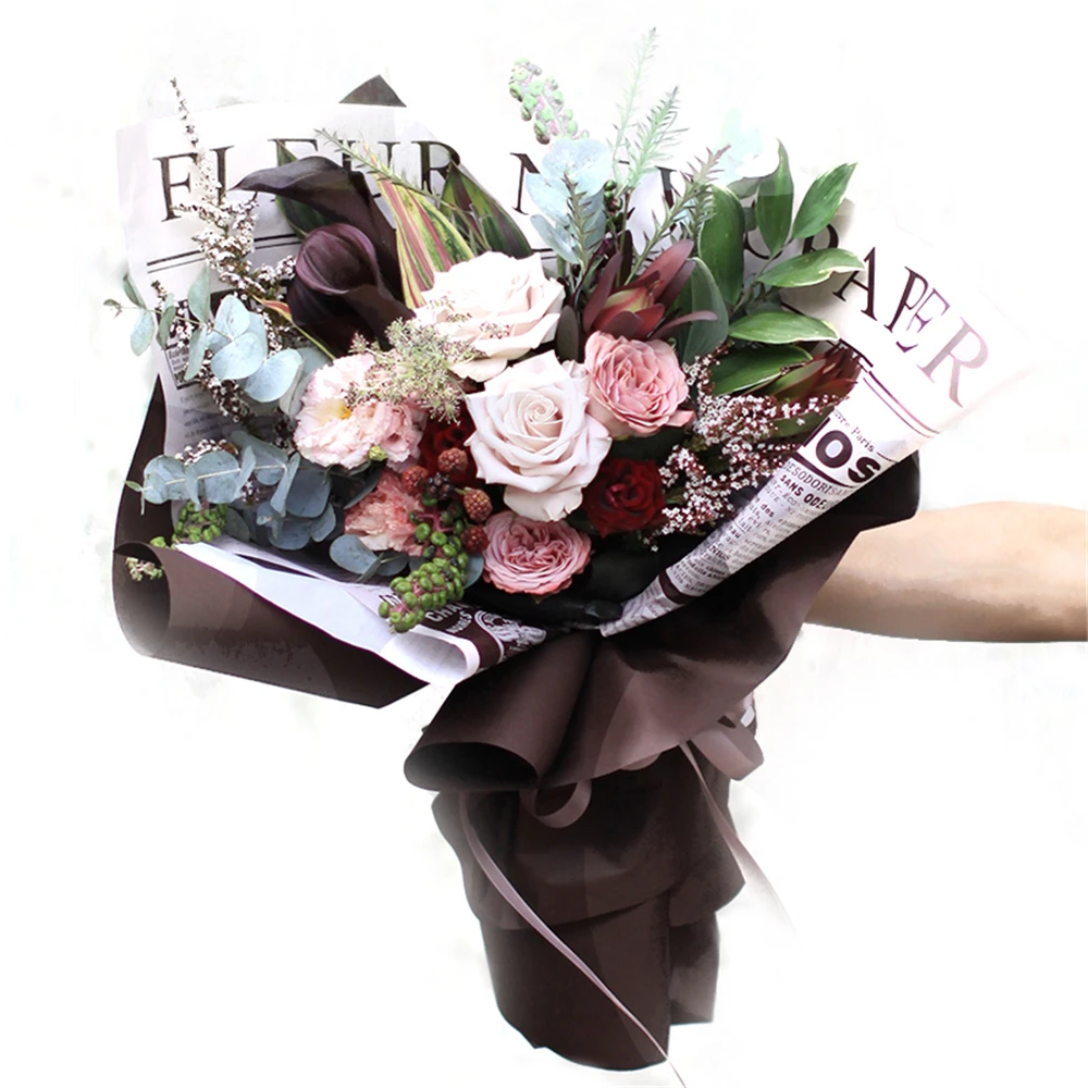 Упаковочная бумага для цветов 10 ярдов 40 г | Дом и сад