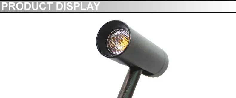 Миниатюрный Светодиодный точечный светильник столбчатый с чипом Cree прожектор