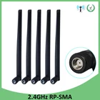 EOTH 5 шт. 2,4g антенна 5dbi sma, гнездовая wlan Wi-Fi 2,4 ГГц антенна pbx iot модуль роутер tp link сигнальный приемник антенна с высоким коэффициентом усиления