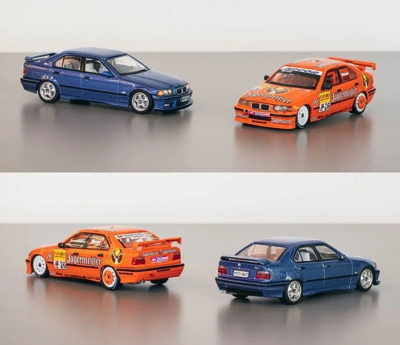 

Литые синие модели автомобилей Werk83 1:64 M3, металлик/STW Christian Menzel