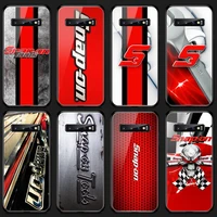 snap on%e2%80%99s tool logo phone case tempered glass for samsung s20 plus s7 s8 s9 s10e plus note 8 9 10 plus a7 2018