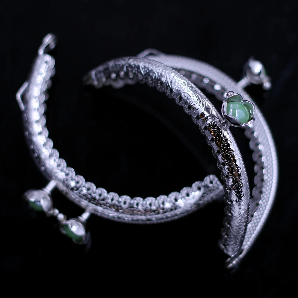 

Ruflled арочная металлическая рамка для сумок, застежка-поцелуй, женский клатч 8,5 см, разноцветная ручка в форме цветка, ручка для сумочки, фурни...