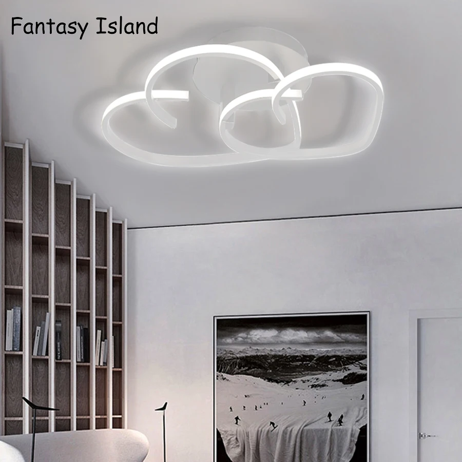 Креативный светодиодный потолочный светильник в форме сердца для гостиной