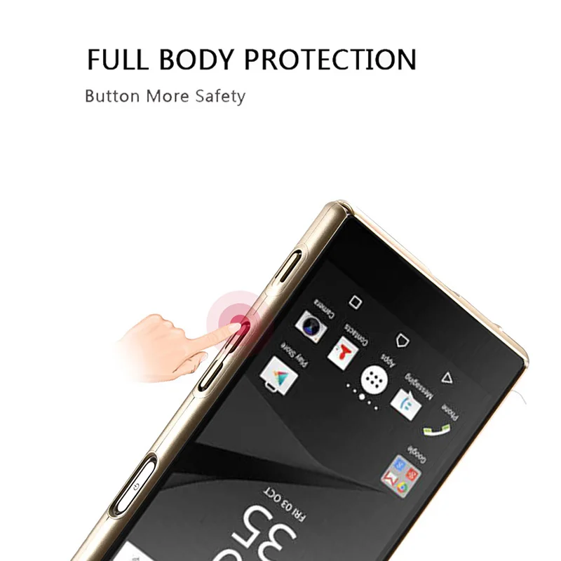 Чехол upaitou для sony Xperia Z5 XZ Premium XZ1 XZ2 Mini XZ3 XA XA1 XA2 Plus ультра тонкие жесткие Матовые чехлы для sony Z5Plus