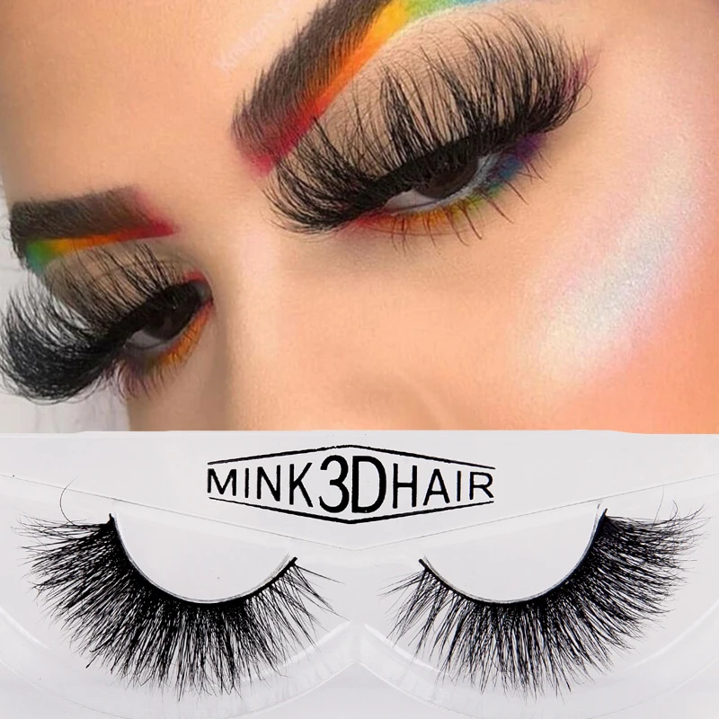 3D норковые Накладные ресницы ручной работы не грубые одна пара тонких