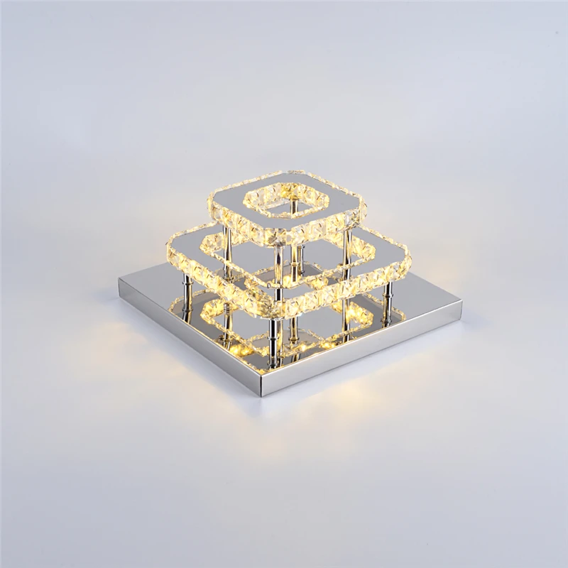 Светодиодный потолочный светильник с кристаллами освещение для помещений