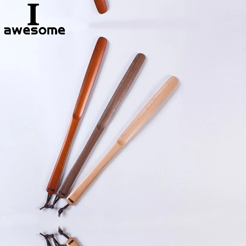 1 шт. 50 см Профессиональный деревянный рожок для обуви гибкий ложки с длинной