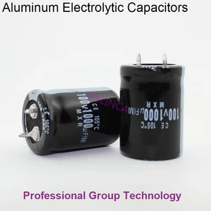 1 шт. RX1 хорошее качество 100v1000uf радиальные DIP алюминиевые электролитические конденсаторы 100v 1000 мкФ допуск 20% Размер 22x30 мм 20%