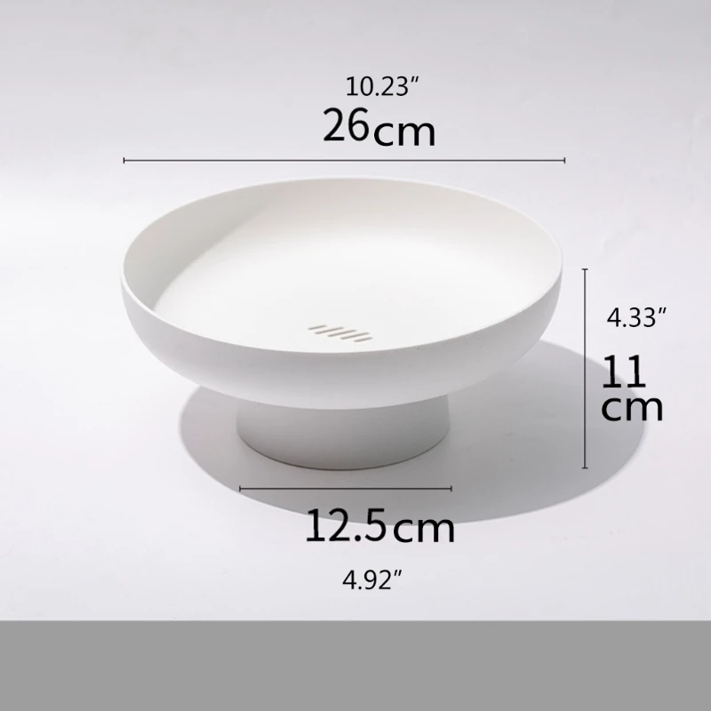 

Round Candy Snack Tray Stand Fruit Picnic Food Dishes Pastry Box Cake Display Drying Food Storage Dustpan Household