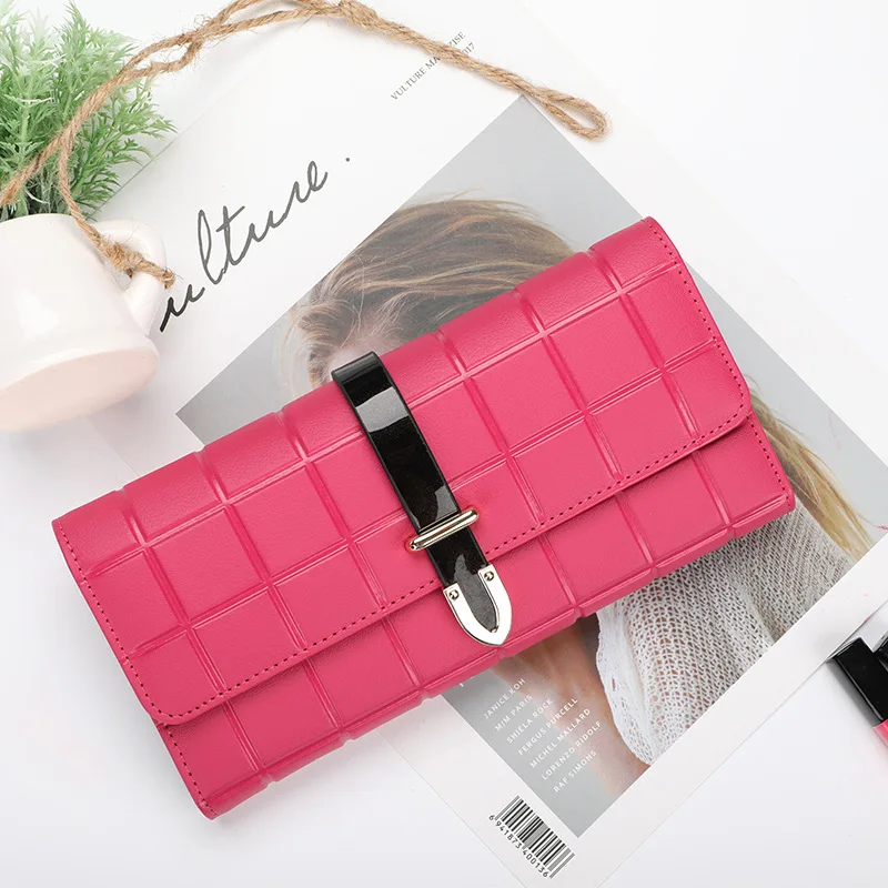 Модный длинный кожаный женский кошелек-клатч Lovely2020 в Корейском стиле | Багаж и