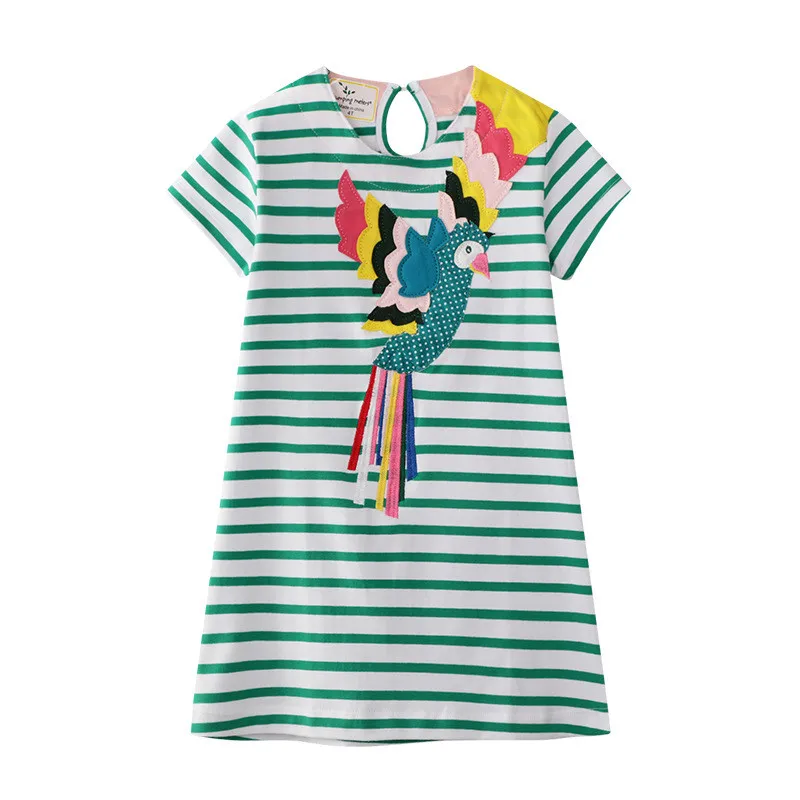 2021 платье Детские платья для девочек летнее Детское Robe Fille Vestido Roupas Infantis Menina