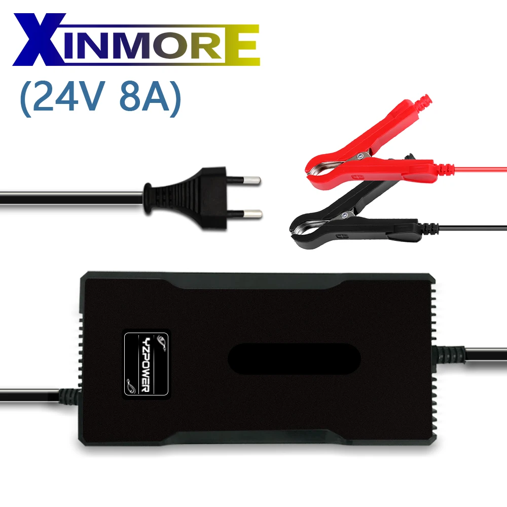 Свинцово Кислотное автомобильное зарядное устройство XINMORE 29 в 8 А для велосипеда
