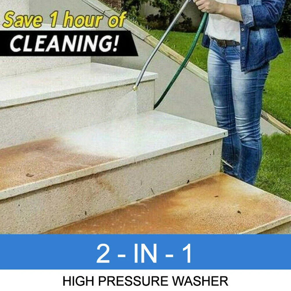 

2 IN1 High Pressure Power Water Washer Car Wand Detachable High Quality