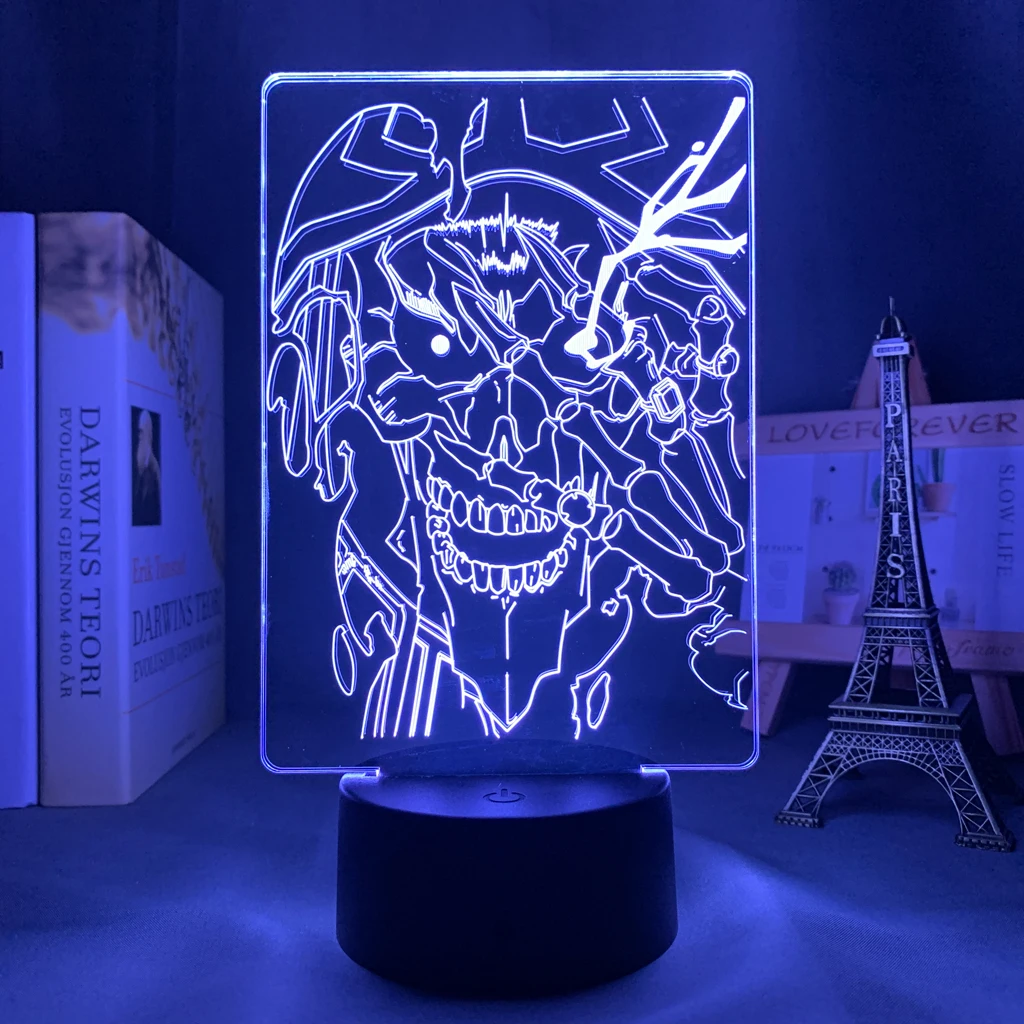 

Overlord Ainz Ooal Gown Anime LED Light for Bedroom Decor Night Light Kids Birthday Gift Manga Night Light Room Table 3D Lamp