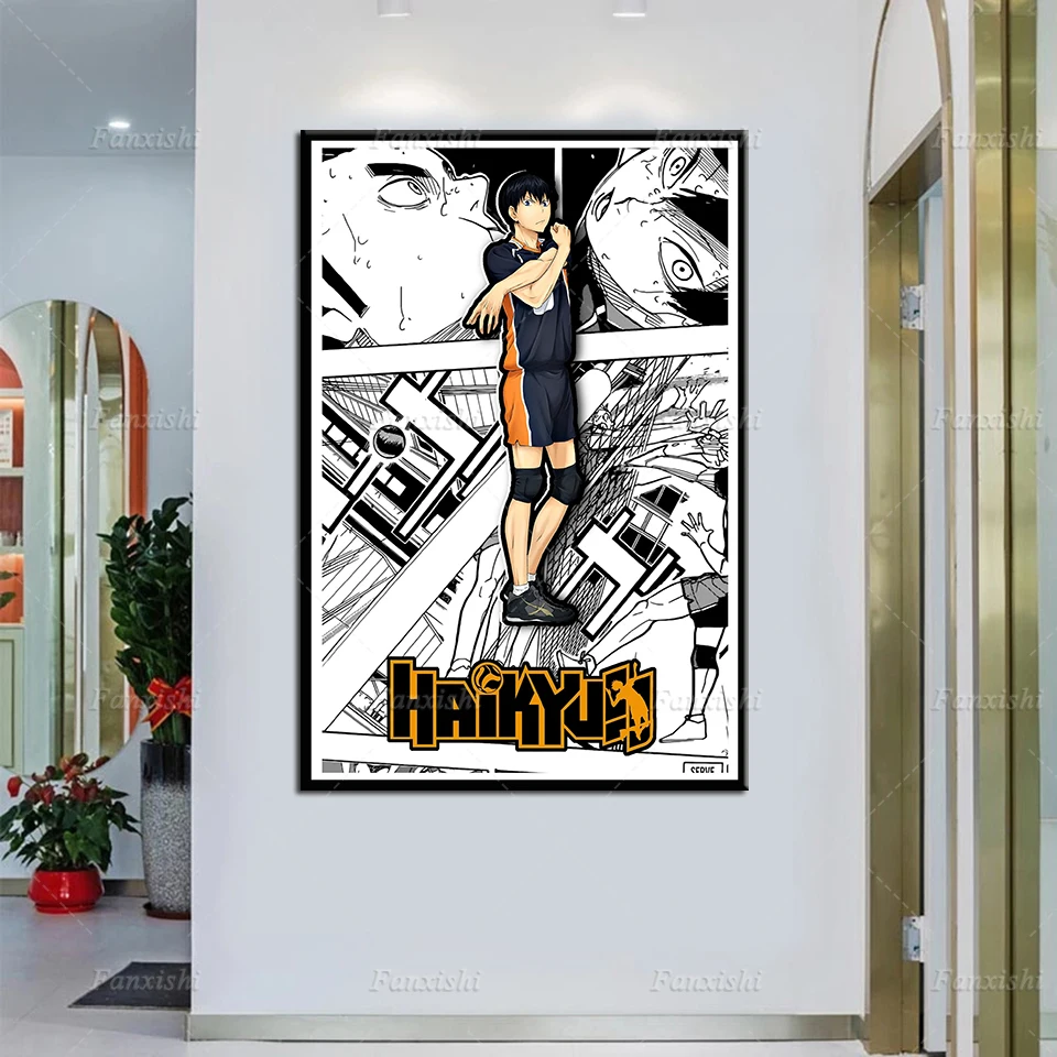 

Haikyu Kageyama Tobio Anime Canvas Poster Nordic Home Bedroom Decor Print Pictures Modern Living Room Cuadros Wall Painting Gift