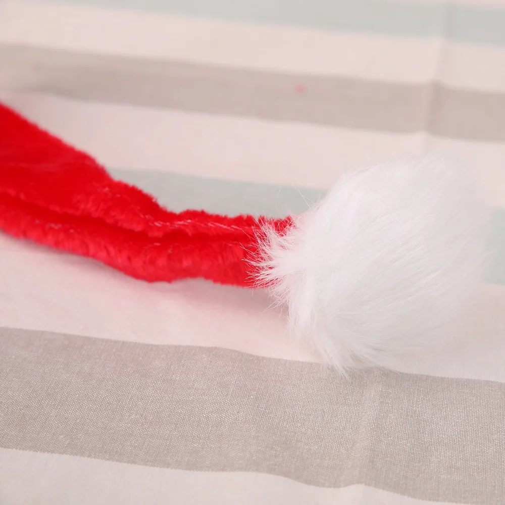 Familysky/Рождественская шапка для взрослых и детей плюшевая Санта Клауса новогодняя