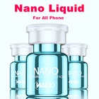 Нано-протектор экрана с жидкостью для iPhone 11 Pro Max 6 7 8 PLUS Samsung смартфон Невидимый полный чехол универсальная 9H пленка для экрана