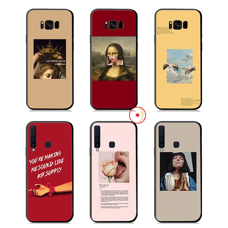 Арт эстетическое Ван Гог Мона Лиза Мягкий силиконовый чехол для samsung Galaxy S10 S10e S9 S8